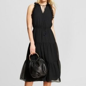 Who What Wear Ruffle Midi Dress